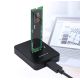 2. GEMBIRD M.2 SATA & NVMe SSD Dockingstation Schwarz