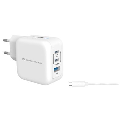 4. Conceptronic ALTHEA17W Universelles Handy-Ladegerät Weiß AC Schnellladung Intern