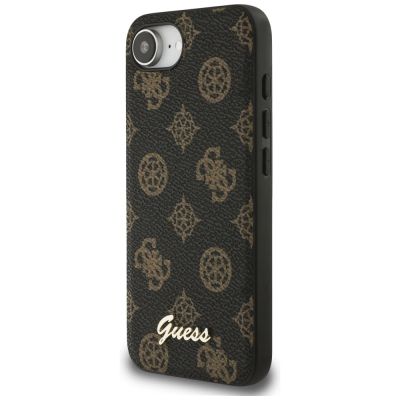 2. Guess Peony Script Logo MagSafe iPhone 16e Hülle Schwarz