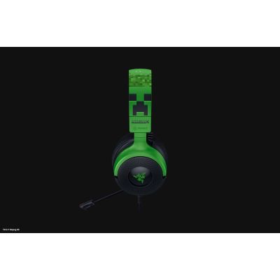 2. Razer Gaming Kraken V4 X kabelgebundenes Over-Ear-Headset mit Mikrofon Minecraft Edition