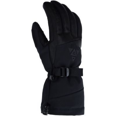 VIKING Norvik Pro Freeride-Handschuhe für Erwachsene, Schwarz mit Leder, Größe 10