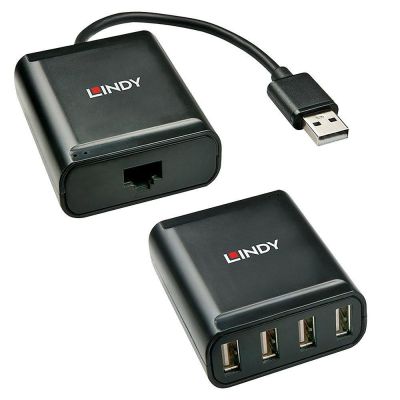 6. Lindy 42679 USB 2.0 Hubs und Hubs Schwarz