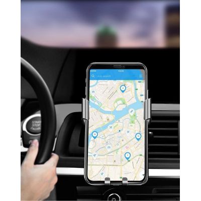 6. Ugreen Auto Schwerkrafthalter für Luftzufuhr Lüftungsgitter grau (50564)