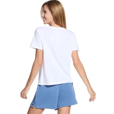 3. Skechers Signature V-Neck Tee TP167-WHT Weiß L
