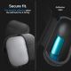 11. Spigen Urban Fit Hülle für Apple AirPods Pro 1/2 – Schwarz