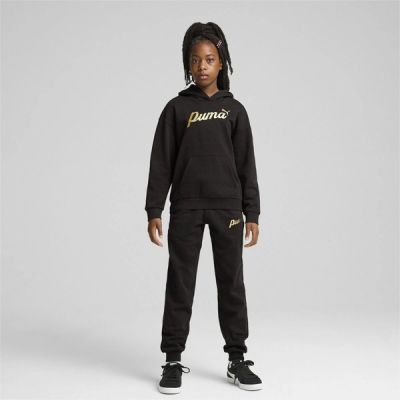 2. Puma ESS+ Script Känguru-Sweatshirt für Mädchen