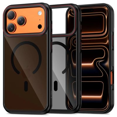 Tech-Protect MagHybrid MagSafe Hülle für iPhone 17 Pro Max – Schwarz und Rot