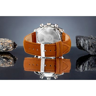 6. Giewont Herrenuhr Chronograph Saphirbraun Grün GW8720-A3