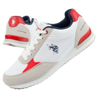 12. US Polo ASSN. M UP21M48062-WHI-RED01 Sportschuhe