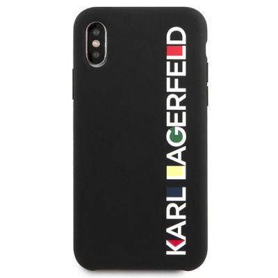 3. Karl Lagerfeld Glossy Bauhaus iPhone X/XS Hülle - Schwarz
