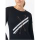 4. Damen-Langarmshirt SUPER.NATURAL W Kryssede Ski LS schwarz
