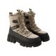 6. Lee Cooper Damen-Winterstiefel in Beige, gefütterte Boots mit Reißverschluss