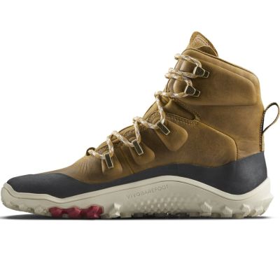 Vivobarefoot Tracker Leder AT Wanderschuhe - Hellbraun