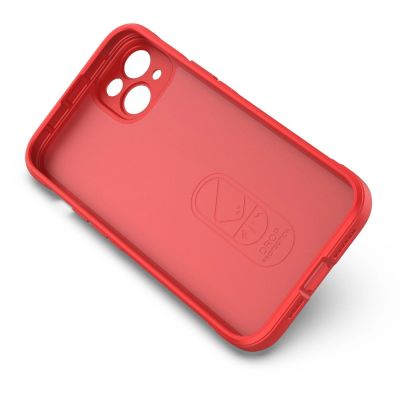 2. Magic Shield Case Hülle für iPhone 14 Plus flexible gepanzerte Hülle rot