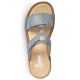 3. Bequeme Damen-Flip-Flops mit Klettverschluss, blau, Rieker 60885-12