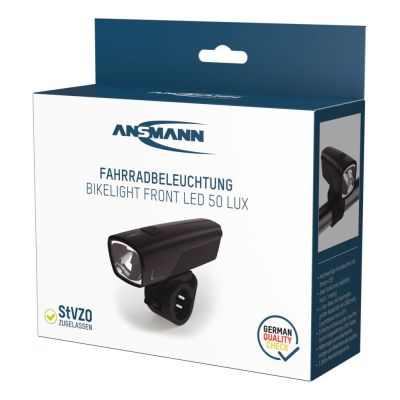 8. Ansmann 1600-0524 Fahrradlicht LED-Frontlicht 50 lm
