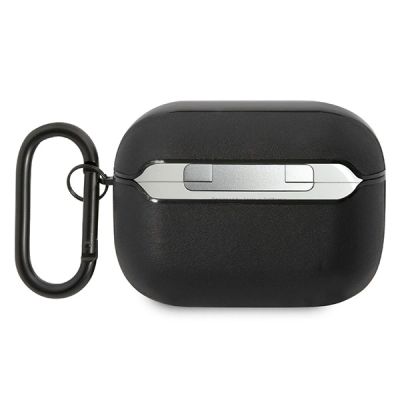2. AMG Ledertasche mit großem Logo für AirPods Pro – Schwarz