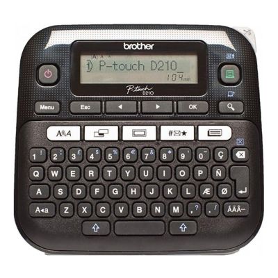 6. Brother PT-D210VP Etikettendrucker, Thermotransfer, 180 x 180 dpi, 20 mm/s, QWERTY