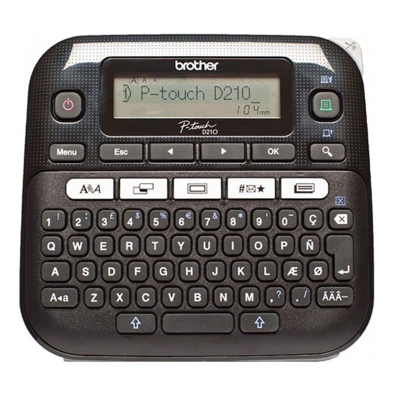 6. Brother PT-D210VP Etikettendrucker, Thermotransfer, 180 x 180 dpi, 20 mm/s, QWERTY