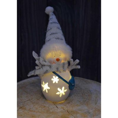 8. LED-Schneemannfigur 7x6x16cm