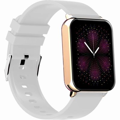 9. Smartwatch Gravity Roségold Grau 2 Armbänder GT17-4