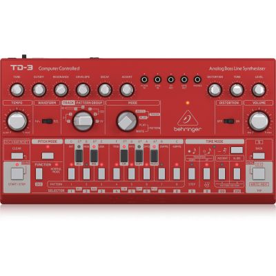 Behringer TD-3-RD Synthesizer Analog-Synthesizer Rot
