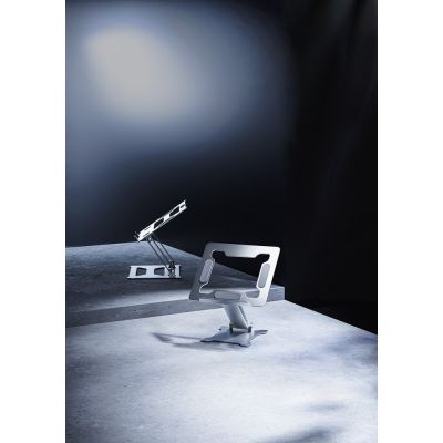 41. GEMBIRD Faltbarer Notizbuchständer 15,6" Silber