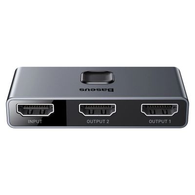 5. Baseus bidirektionaler Switch Splitter Switcher HDMI - 2x HDMI 4K / 30 Hz grau (CAHUB-BC0G)