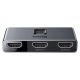 5. Baseus bidirektionaler Switch Splitter Switcher HDMI - 2x HDMI 4K / 30 Hz grau (CAHUB-BC0G)