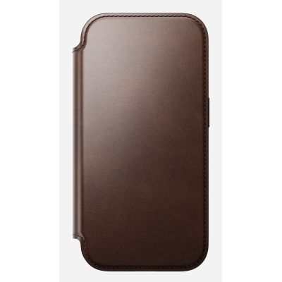 6. Nomad Moderne Leder-Folio-Handyhülle 16 cm (6,3") Braun