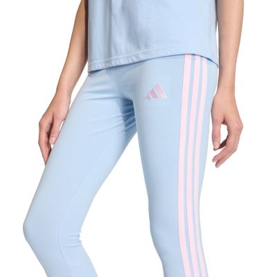 4. Damenleggings adidas Essentials 3-Stripes Cotton hellblau KD2352