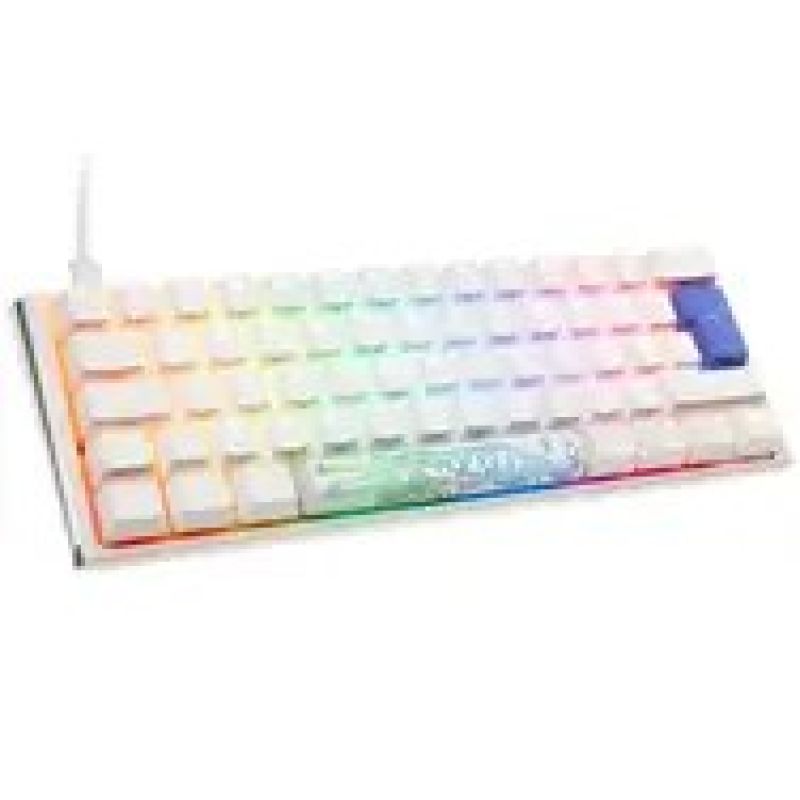11. Ducky One 3 Mini Gaming-Tastatur, reinweiß, USB, Deutsch, Weiß