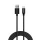 SAVIO CL-129 Kabel (USB Typ C - USB 2.0 Typ A; 2 m; schwarz)