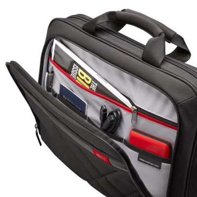 5. Case Logic DLC-115 Schwarze Messenger-Hülle, 39,6 cm (15,6 Zoll), Schwarz