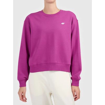 Damen-Sweatshirt mit Rundhalsausschnitt und offener Vorderseite, Größe 4F 4FWAW26TSWSF2672-54S