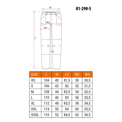 2. NEO Tools 81-290-S Schutzhose Schwarz