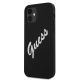 2. Guess GUHCP12SLSVSBW iPhone 12 mini 5.4" schwarz-weißes Hardcase Silikon Vintage