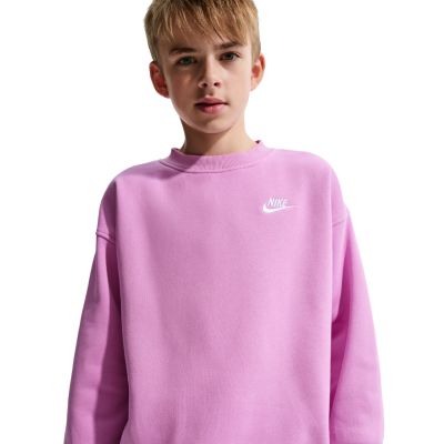 6. Nike Sportswear Club Fleece Kinder-Sweatshirt Rosa FD2923 503