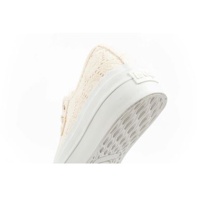 7. Lee Cooper Damen-Schnürsneakers beige Plateau