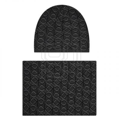 7. Calvin Klein Shadow Monogram Mütze + Schal M K50K507498