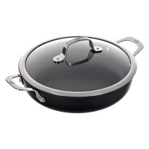 BALLARINI Alba tiefe Bratpfanne mit 2 Griffen, Titan, 28 cm ALBG3ED.28D