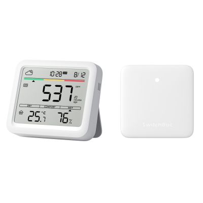 SwitchBot Meter Pro (CO2-Monitor) Weißes LCD-Akku