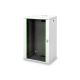 10. Digitus Unique 19" 20HE Wand-Netzwerkschrank 600x450 mm, Glastür, grau, ungeteilt, montiert, 100 kg