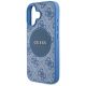 6. Guess 4G Circle Classic Logo MagSafe Hülle für iPhone 16 - blau
