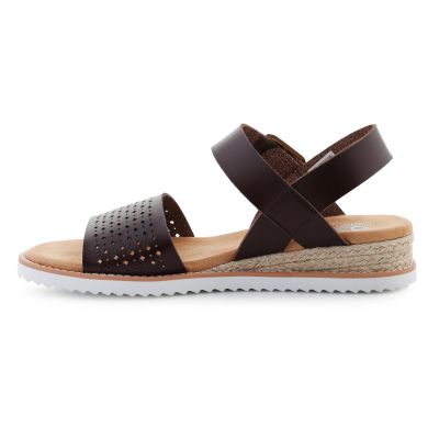 4. Skechers Desert Kiss-Sunny Flair W 114143-CHOC Sandalen
