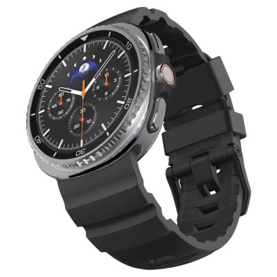 6. Spigen WBS2 Armband für Samsung Galaxy Watch 40/44/46 mm – Schwarz