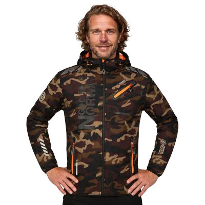 5. Geographical Norway Royaute M Softshelljacke WU1057H-GN-KAKI-ORANGE