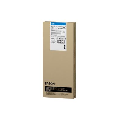 2. Epson SJIC48P-C Tintenpatrone, 1 Stück, Original Cyan