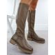 4. Potocki Damen-Plateaustiefel in Khaki 25-12729