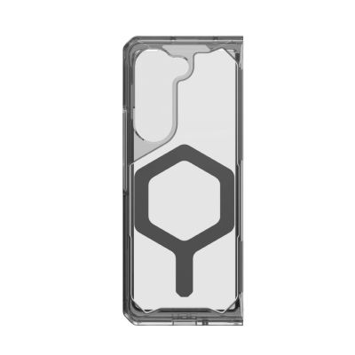 2. UAG Urban Armor Gear Plyo Pro Hülle für Samsung Galaxy Z Fold5, Aschgrau (transparent)/Weltraumgrau